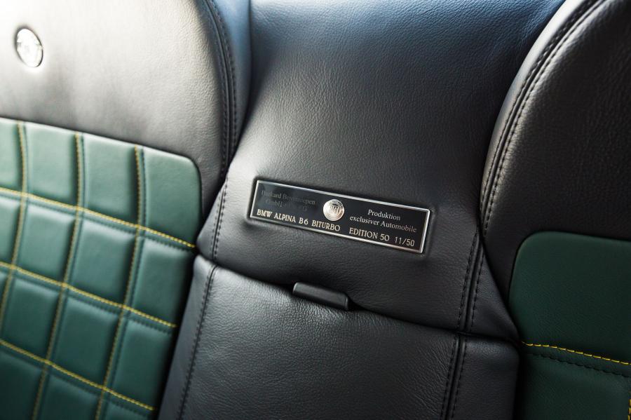 Детали интерьера Alpina B6 Bi-Turbo Coupe Edition 50 (F13) 2015 года  (фото 8 из 19)